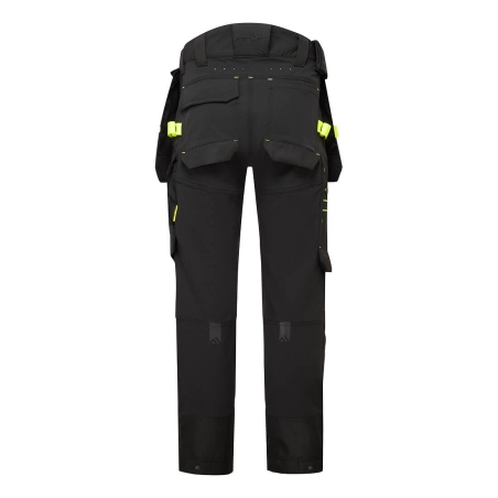 Pantalon de travail stretch multipoches Holster Noir – Portwest EV440