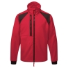 Veste softshell 2 couches stretch avec molleton Rouge foncé – Portwest CD870