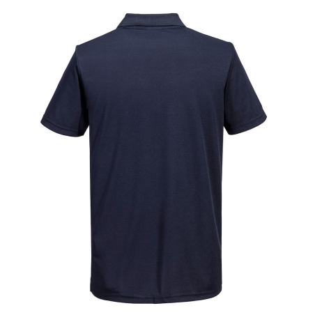 Polo de travail coupe active polyester polypropylène Tout en marine – Portwest DX410