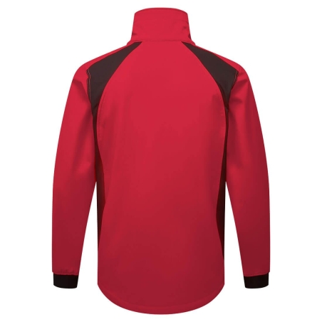 Veste softshell 2 couches stretch avec molleton Rouge foncé – Portwest CD870