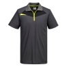 Polo de travail coupe active polyester polypropylène Gris métal – Portwest DX410