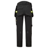 Pantalon de travail stretch multipoches Holster Noir coupe courte – Portwest EV440
