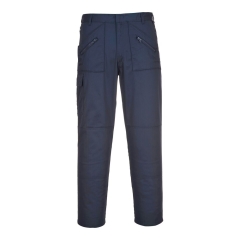 Pantalon de travail action multipoches poly-coton renforcé Marine – Portwest S887NAR