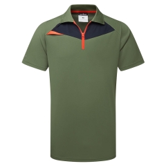 Polo de travail coupe active polyester polypropylène Vert mousse – Portwest DX410