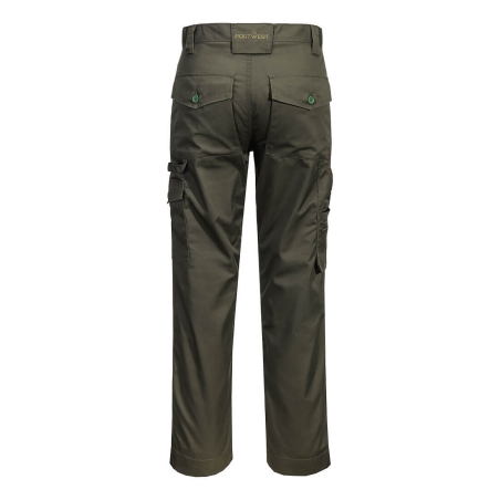 Pantalon de travail robuste avec poches genouillères et cargo Nuits de forêt – Portwest CD884