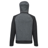Sweat à capuche zippé double face multipoches Gris métal – Portwest DX472