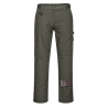 Pantalon de travail robuste avec poches genouillères et cargo Vert forêt petit – Portwest CD884