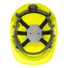 Casque de chantier ventilé à harnais textile réglable Jaune – Portwest PS55