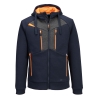 Sweat à capuche zippé double face multipoches Marine – Portwest DX472