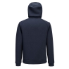 Sweat à capuche zippé double face multipoches Marine – Portwest DX472
