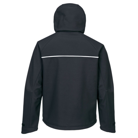 Veste softshell Ripstop imperméable respirante DX4 Noir – Portwest DX474