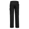 Pantalon de travail robuste avec poches genouillères et cargo Noir coupe courte – Portwest CD884