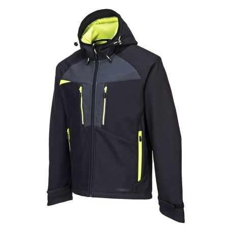 Veste softshell Ripstop imperméable respirante DX4 Noir – Portwest DX474