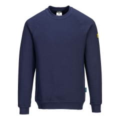 Sweat-shirt antistatique ESD manche raglan Marine – Portwest AS24NAR
