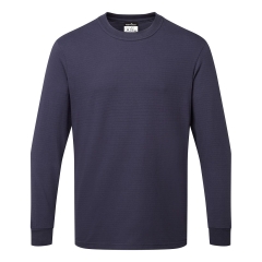 T-shirt manches longues antistatique ESD protection électrostatique Marine – Portwest AS22NAR