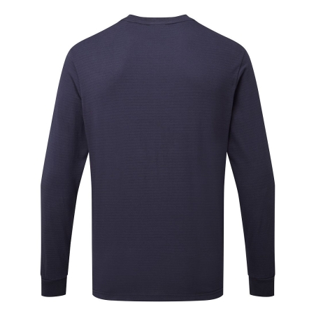 T-shirt manches longues antistatique ESD protection électrostatique Marine – Portwest AS22NAR