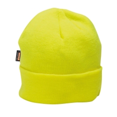 Bonnet de travail isolé doublé microfibre Jaune – Portwest B013