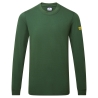 T-shirt manches longues antistatique ESD protection électrostatique Vert forêt – Portwest AS22