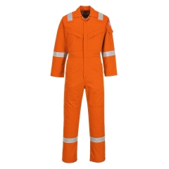 Combinaison ignifugée antistatique arc électrique 350 g Orange coupe longue – Portwest FR50