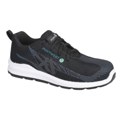 Basket de sécurité composite S1PS éco-responsable sans couture Noir/bleu – Portwest FC06