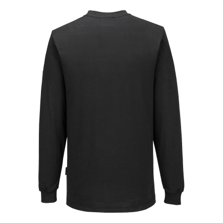 T-shirt manches longues antistatique ESD protection électrostatique Noir – Portwest AS22