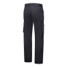 Pantalon cargo WX2 Eco tissu Kingsmill multipoches Noir coupe courte – Portwest CD825
