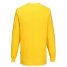 T-shirt manches longues antistatique ESD protection électrostatique Jaune foncé – Portwest AS22