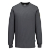 T-shirt manches longues antistatique ESD protection électrostatique Gris zoom – Portwest AS22