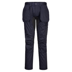 Pantalon de travail stretch holster multipoches WX2 Marine – Portwest CD883