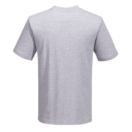 T-shirt de travail premium 100% coton Gris chiné – Portwest B195