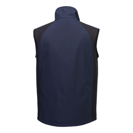 Gilet softshell sans manches extensible 4 dimensions WX2 Marine – Portwest CD876