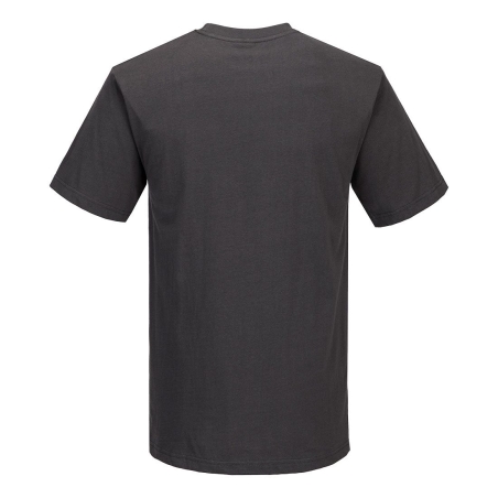 T-shirt de travail premium 100% coton Gris métal – Portwest B195