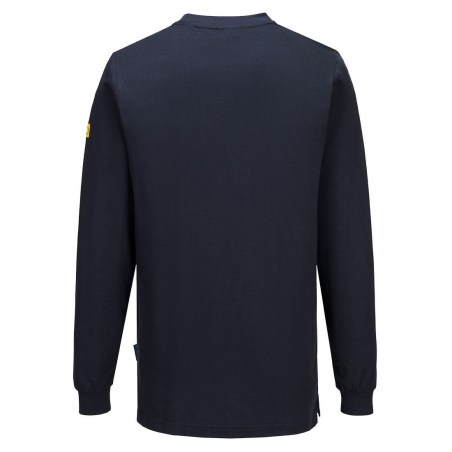 T-shirt manches longues antistatique ESD protection électrostatique Marine – Portwest AS22NVR