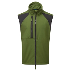 Gilet softshell sans manches extensible 4 dimensions WX2 Vert olive – Portwest CD876