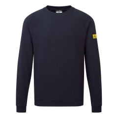 Sweat-shirt antistatique ESD manche raglan Marine – Portwest AS24NVR
