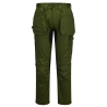 Pantalon de travail stretch holster multipoches WX2 Vert olive – Portwest CD883