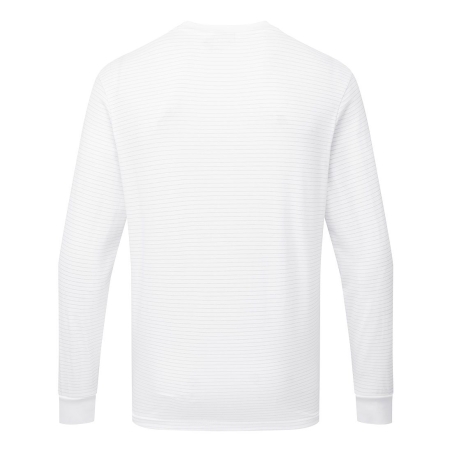 T-shirt manches longues antistatique ESD protection électrostatique Blanc – Portwest AS22