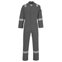 Combinaison antistatique ignifugée super légère 210 g Gris – Portwest FR21
