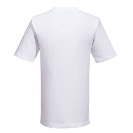 T-shirt de travail premium 100% coton Blanc – Portwest B195
