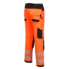 Pantalon de travail haute visibilité multipoches classe 2 Orange/noir – Portwest PW340