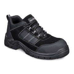 Chaussures basses de sécurité composite textile suède S1 Noir – Portwest FC24