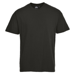 T-shirt de travail premium 100% coton Noir – Portwest B195