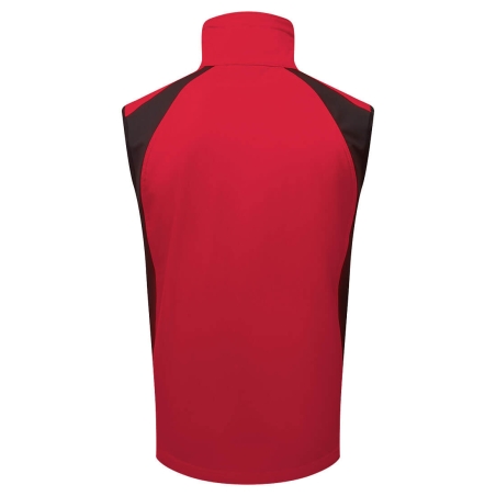 Gilet softshell sans manches extensible 4 dimensions WX2 Rouge foncé – Portwest CD876