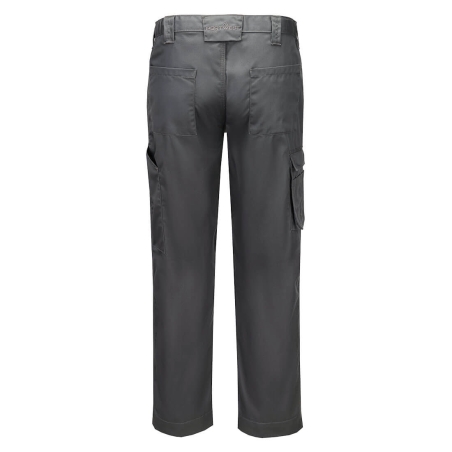 Pantalon cargo WX2 Eco tissu Kingsmill multipoches Gris métal – Portwest CD825