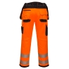 Pantalon haute visibilité PW3 poches flottantes multifonctions Orange/noir – Portwest T501