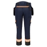 Pantalon holster DX4 poches flottantes démontables stretch Marine – Portwest DX440