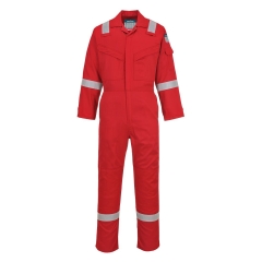 Combinaison antistatique ignifugée super légère 210 g Rouge – Portwest FR21
