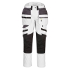 Pantalon holster DX4 poches flottantes démontables stretch Blanc/gris – Portwest DX440