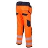 Pantalon haute visibilité PW3 poches flottantes multifonctions Orange/marine – Portwest T501