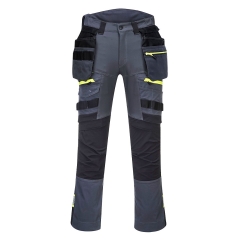 Pantalon holster DX4 poches flottantes démontables stretch Gris métal – Portwest DX440